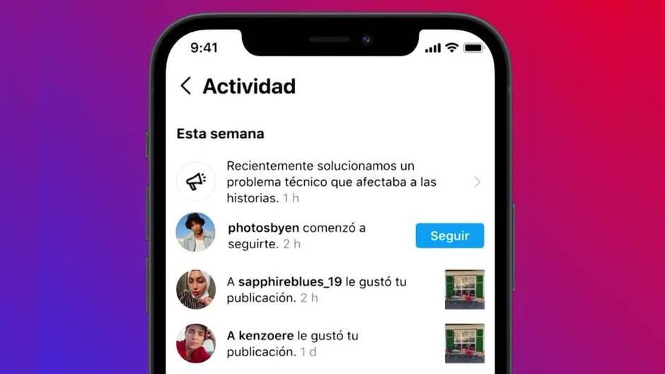Instagram notificará desde la app, los problemas que sufra la red