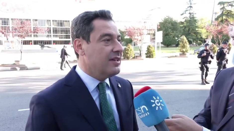 Declaraciones de Juanma Moreno