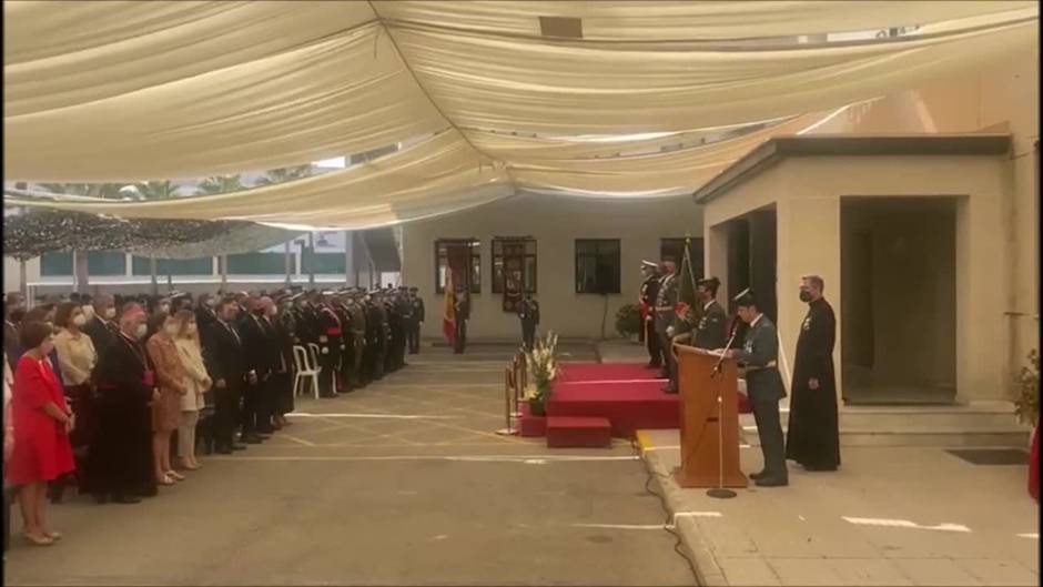 La Guardia Civil honra a su patrona, la Virgen del Pilar en Cádiz