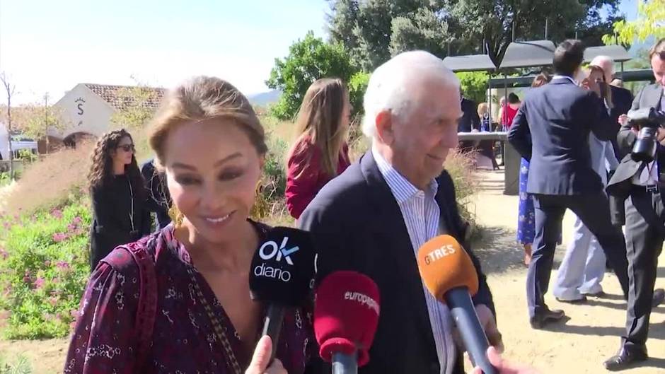 Isabel Preysler, el mejor apoyo para Mario Vargas Llosa