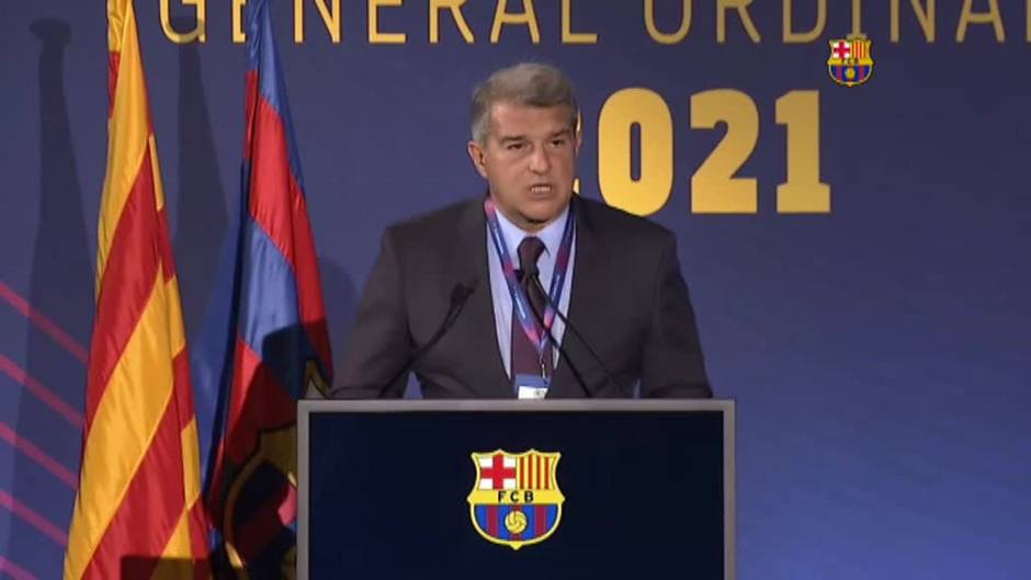 Laporta: "Son las peores cuentas de la historia del Barça"