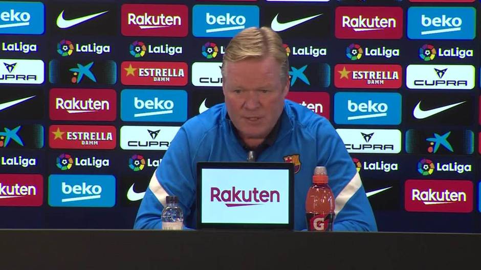 Ronald Koeman confía en su equipo antes del Clásico al asegurar que "no hay un favorito"