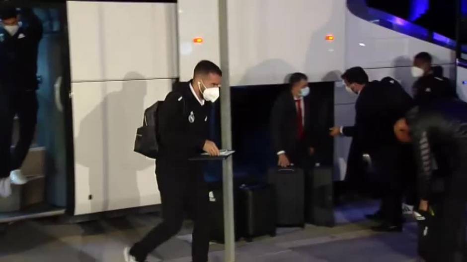 El Real Madrid ya está en Barcelona listo para la batalla del clásico