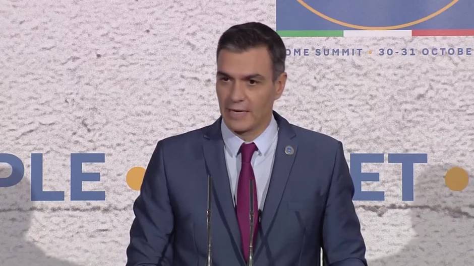 Sánchez destaca compromiso del G20 con una recuperación "fuerte e inclusiva"