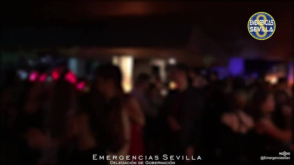 Desalojo de fiestas de Haloween en Sevilla