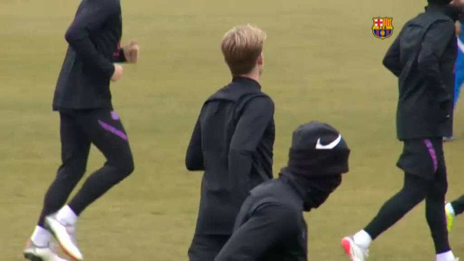 Sesión de activación del Barça en Kiev