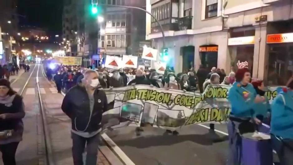 Manifestación en Bilbao para pedir acciones contra el cambio climático