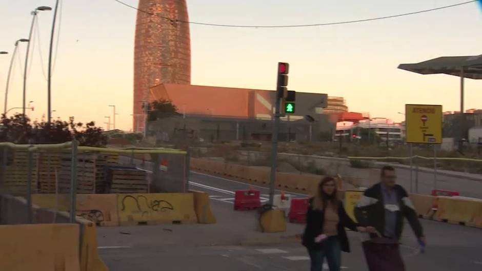 El Ayuntamiento de Barcelona celebra la apertura del túnel de Glòries en sentido Besòs