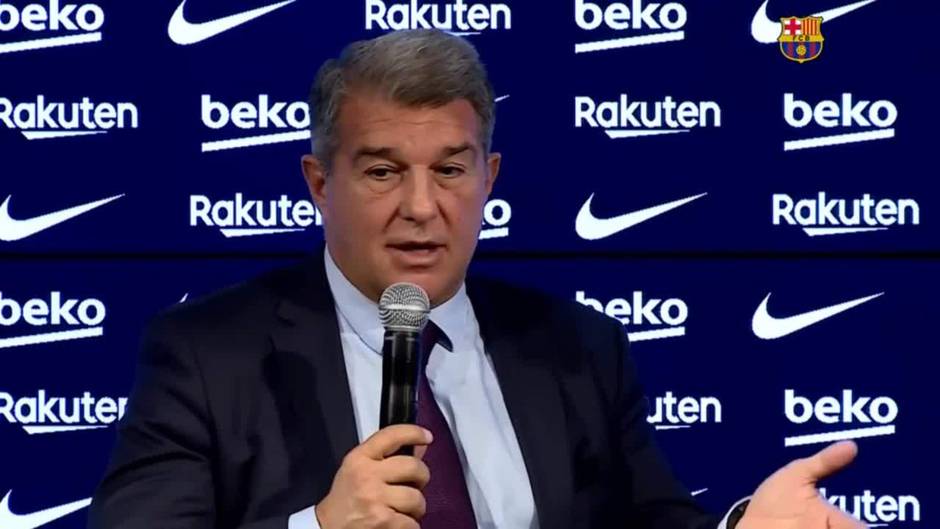 Laporta: "LaLiga nos mira con lupa todo, cada día se inventa algo nuevo"