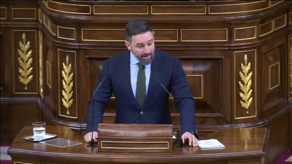 Abascal acusa a Sánchez de "importar jóvenes africanos mientras los nuestros tienen que estar en sus casas"