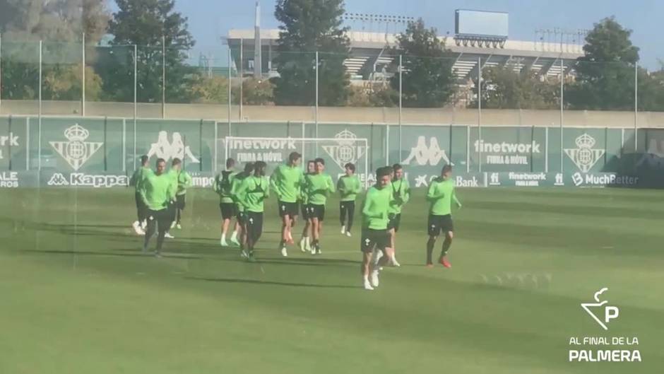 Betis: Camarasa se entrena con el grupo sin Bartra