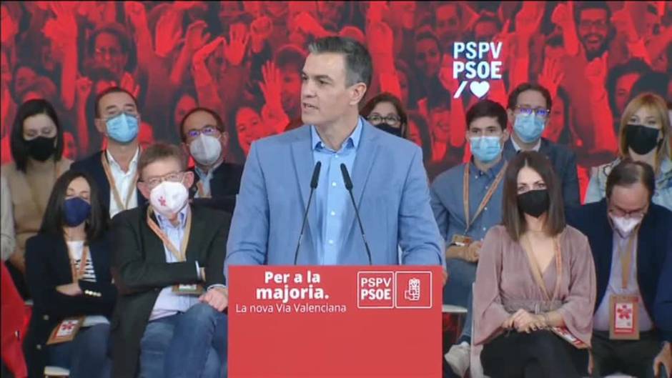 Sánchez asume la reforma de la financiación y dice que Valencia tendrá los recursos necesarios