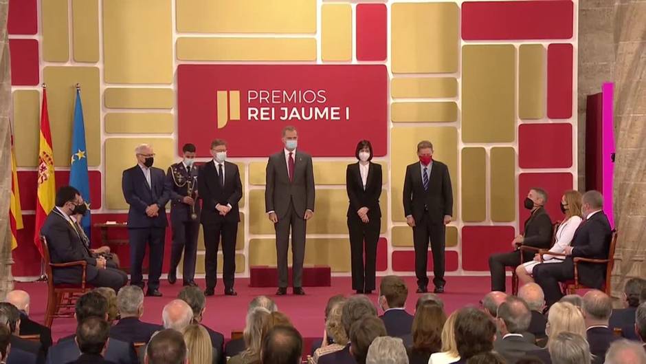 Rey Felipe VI preside la ceremonia de entrega de los Premios Jaume I