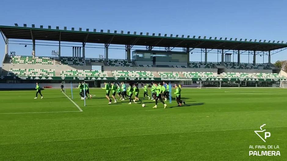 El Betis ultima los preparativos de su partido de este domingo ante el Levante