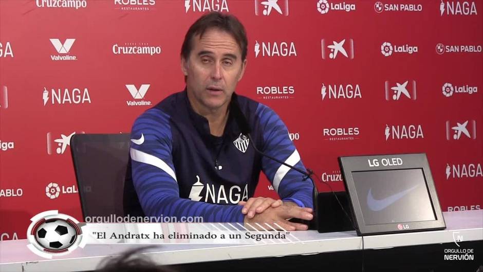Lopetegui y Andratx, rival de la Copa del Rey: «Sabemos que vienen de eliminar al Oviedo»