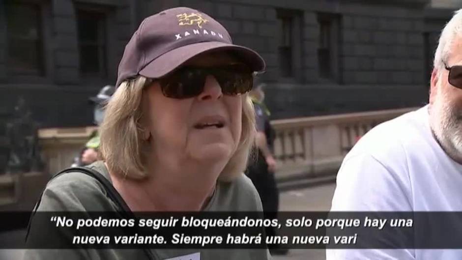 Protestas en Australia por la exigencia del pasaporte COVID