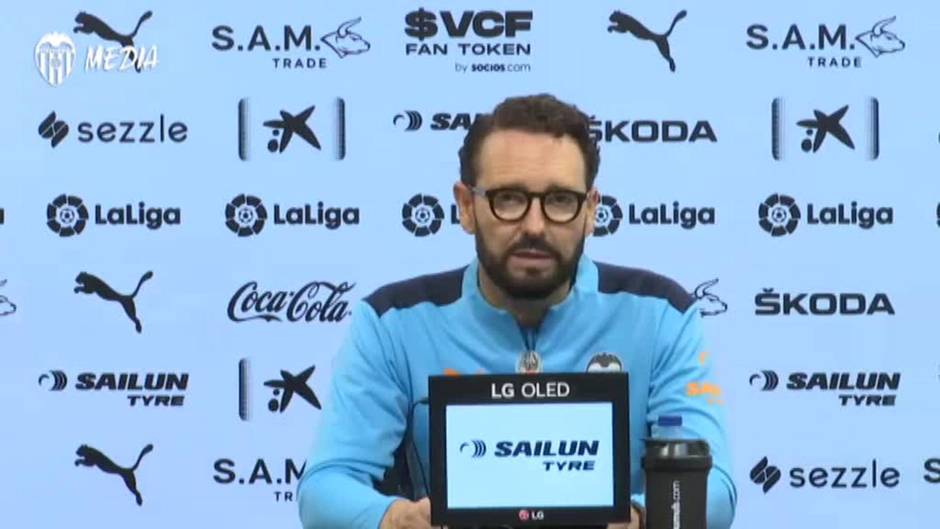 Bordalás: "Cuando tienes dificultades para poder repetir un once es más complicado"