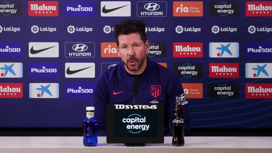 Simeone: "El Real Madrid sabe que somos competitivos y que no tendrá un partido fácil"