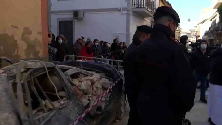 Prosigue la búsqueda de 2 desaparecidos en Ravanusa, Sicilia