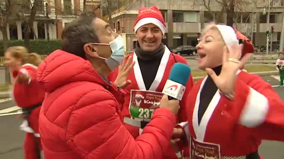 La carrera de Papá Noel vuelve a Madrid