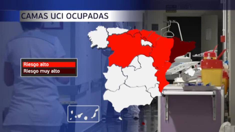 Preocupa las saturación de las unidades de cuidados intensivos en algunas comunidades