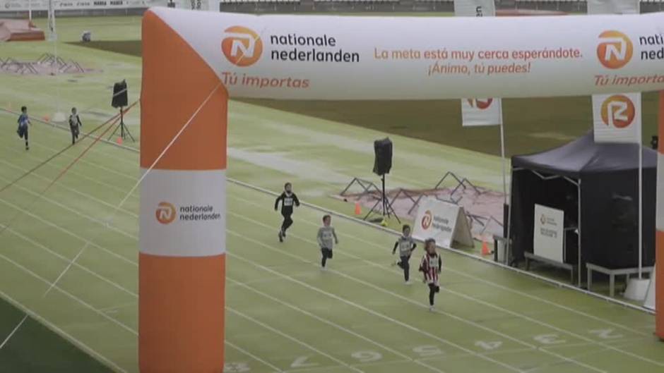 Los más pequeños disfrutan de la San Silvestre Mini como aperitivo al 31 de diciembre