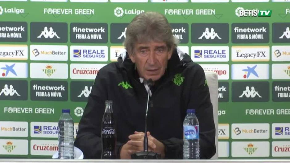 Pellegrini: "Tenemos que hacer un partido muy completo si queremos seguir en la Copa del Rey"