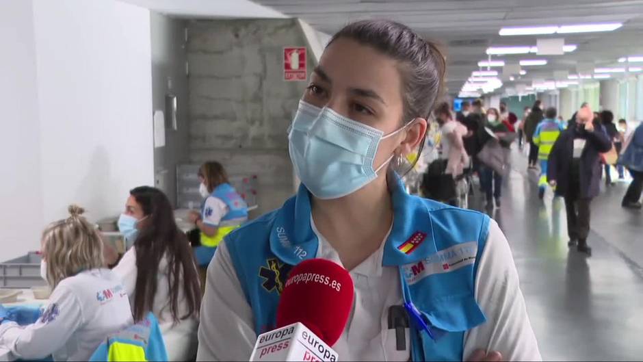 Unas 4.000 personas diarias vacunadas en el Wizink los días de Navidad