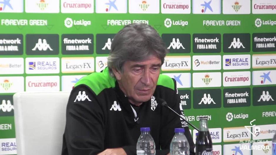 Pellegrini y el derbi Betis - Sevilla de la Copa: «En mi carrera, el único partido es el siguiente»