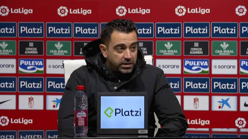 Xavi se lamenta por el empate ante el Granada: "No ha podido ser por errores nuestros"