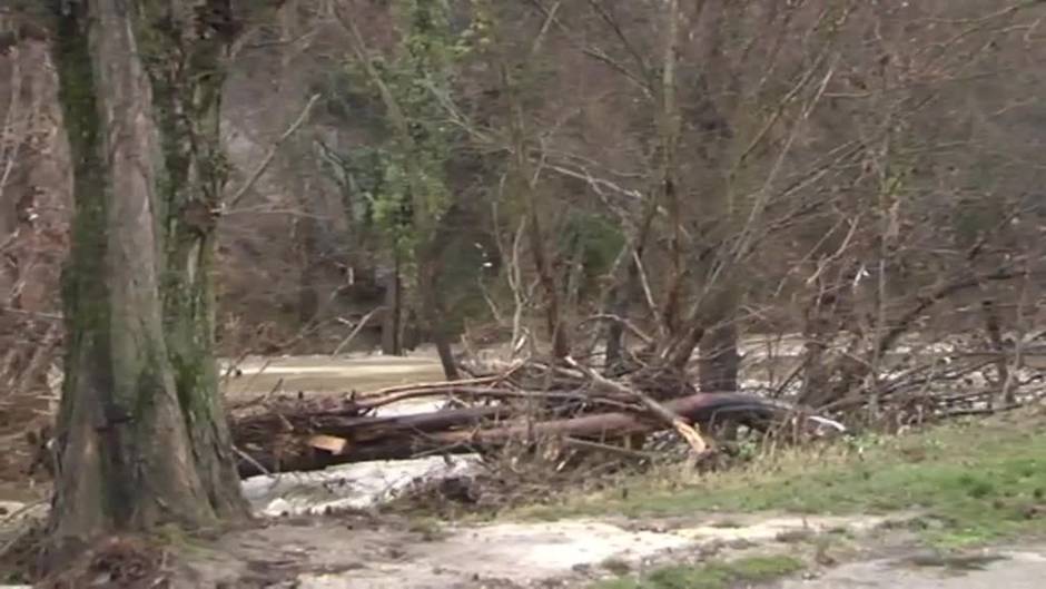 Los ríos en Navarra, en alerta amarilla por las crecidas de las últimas horas