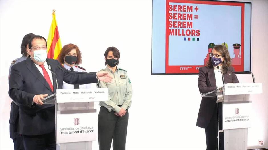 Elena defiende que elegir la dirección de Mossos es su competencia: "Cambiar no es purgar"