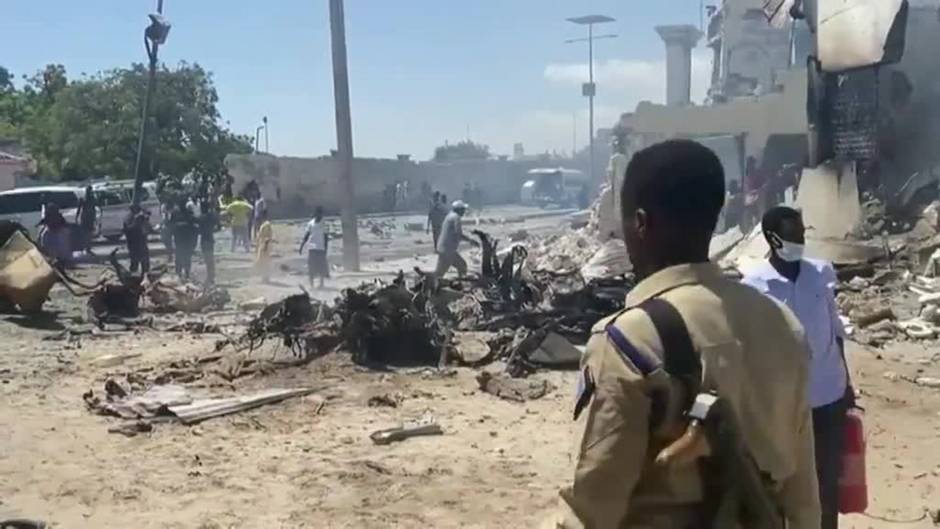 Un coche bomba estalla cerca del aeropuerto de la capital de Somalia