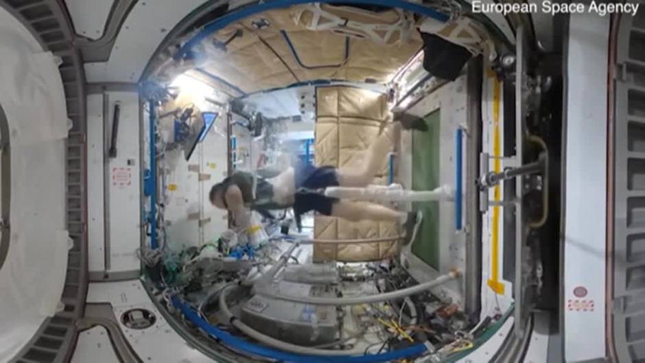 Así se mantienen en forma los astronautas en el espacio