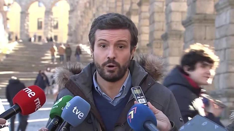 Casado denunciará ante la Junta electoral los anuncios de Sánchez en la campaña de CyL