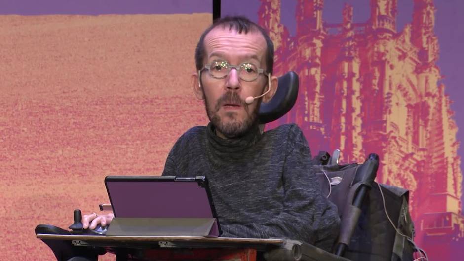 Echenique avisa: "frente a los bulos del PP, verdad"