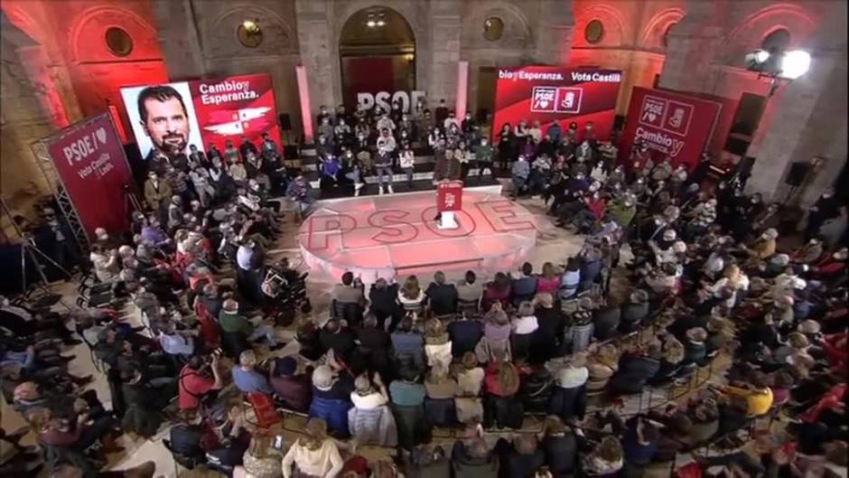Sánchez asegura que Tudanca alterará los planes del PP para cambiar a Ciudadanos por Vox en Castilla y León