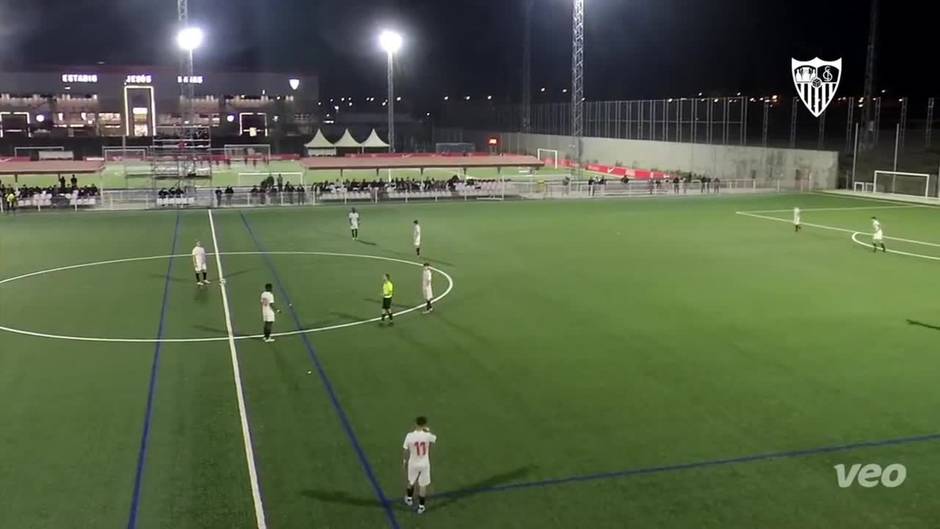 El bonito gesto del Málaga cadete con el Sevilla: se dejó empatar tras marcar con un jugador lesionado