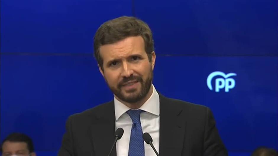 Pablo Casado se distancia de Vox para negociar un gobierno en Castilla y León