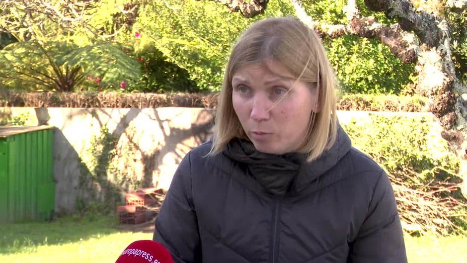 Natalia Afonina, ucraniana en Galicia, teme que la situación la guerra no termine con Ucrania