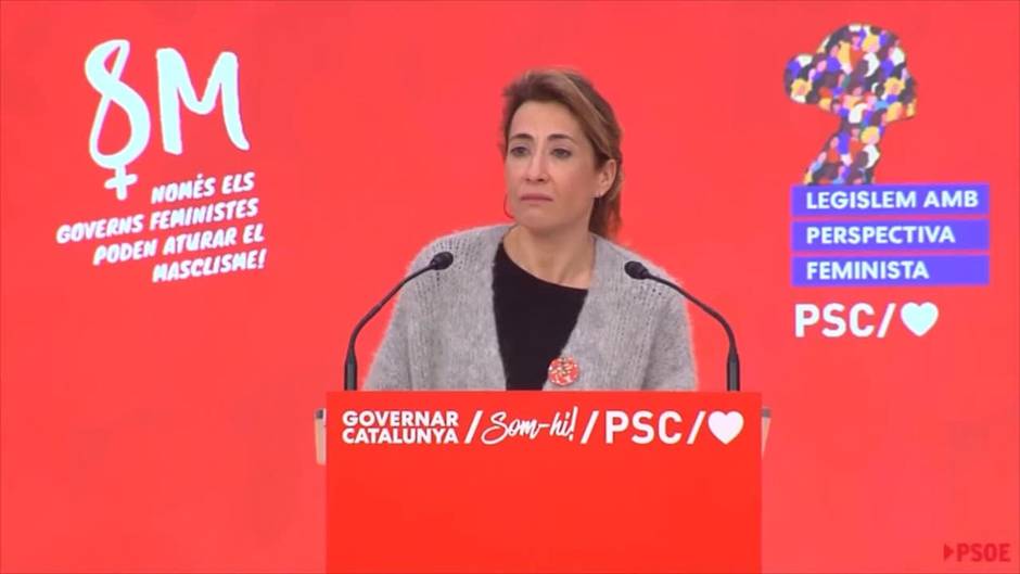 Raquel Sánchez pide leyes "con perspectiva feminista real" para asegurar igualdad
