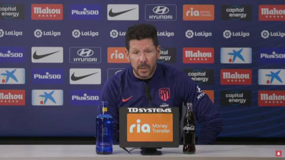 Simeone defiende el trabajo de Suárez y deja claro que sigue vigente pese a sus suplencias