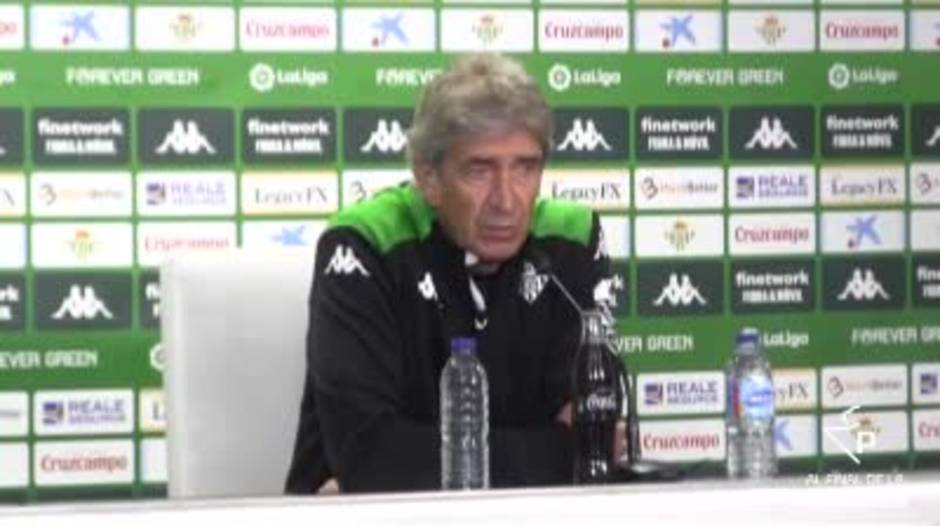 Pellegrini, entrenador del Betis: «Nos jugamos un puesto en Champions contra el Atlético»