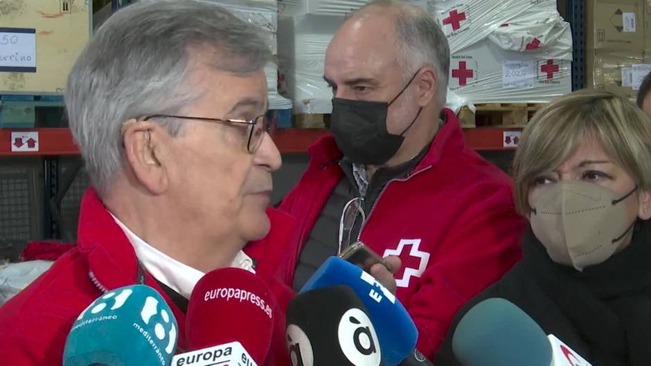 Cruz Roja envía desde Valencia material para atender la emergencia en Ucrania