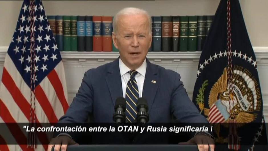 Biden: "No vamos a combatir en una guerra contra Rusia en Ucrania. La confrontación entre la OTAN y Rusia sería la III Guerra Mundial"