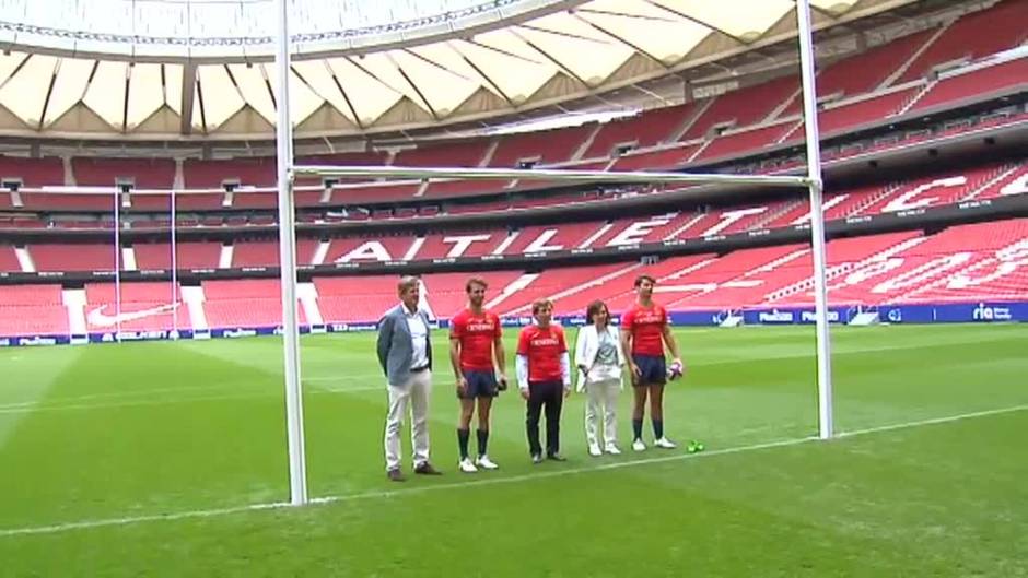 Almeida se atreve con el rugby en el Metropolitano