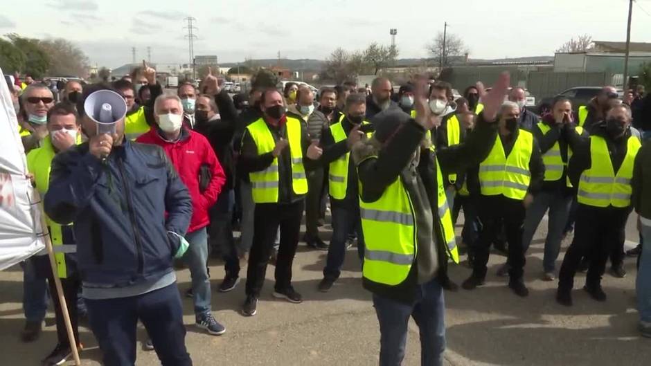 Quinto día de paro de los transportistas con una cifra total de 6 detenidos