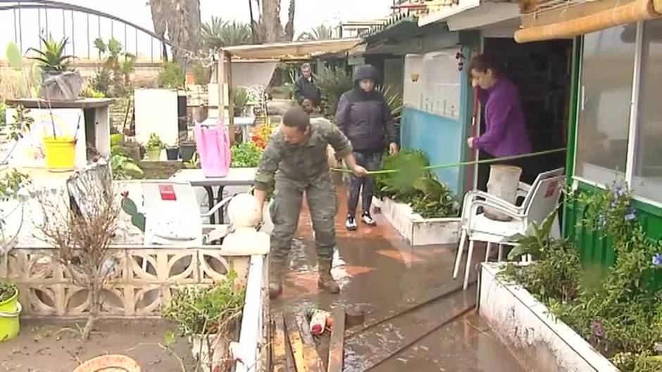 El temporal de lluvia castiga con especial intensidad las provincias de Valencia y Castellón
