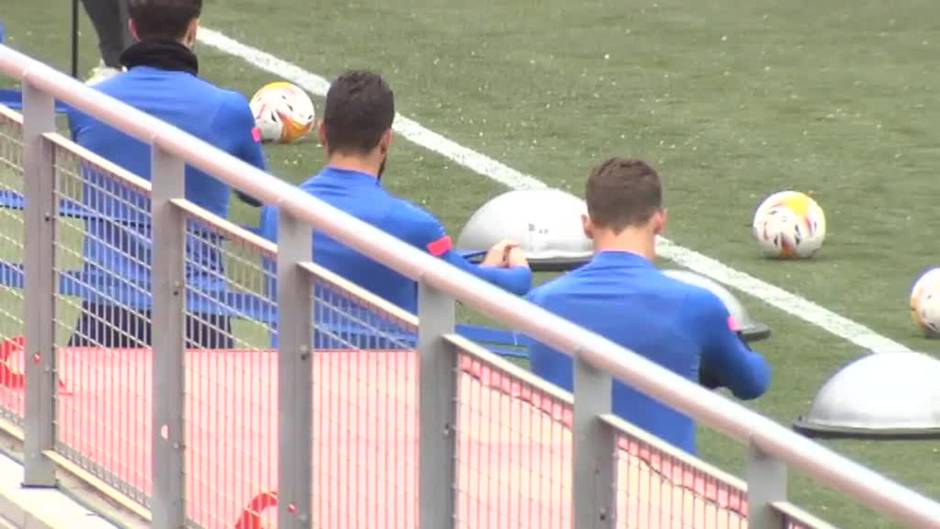 El Atlético prepara su encuentro de este sábado frente al Alavés