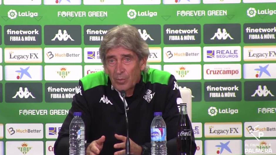 Pellegrini: «La mejor manera de llegar bien a la final de Copa es ganar y ganar partidos en LaLiga»